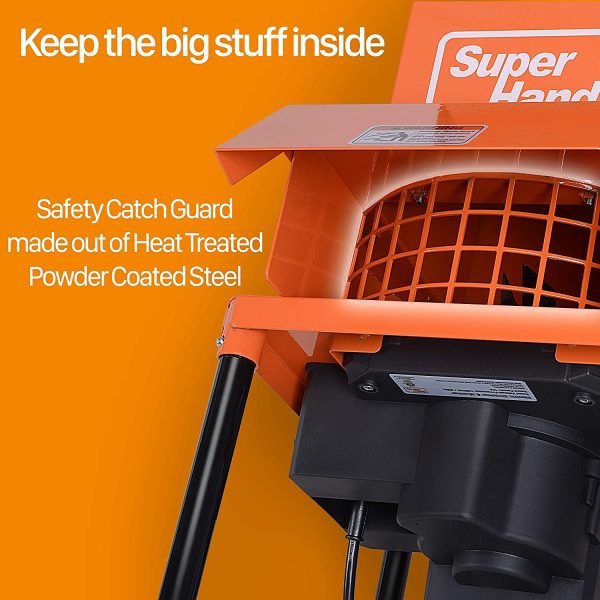 Super Handy GUO056 120V AC 11" Cutting Blade Electric Shredder and Mulcher New