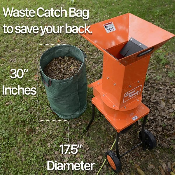 Super Handy GUO056 120V AC 11" Cutting Blade Electric Shredder and Mulcher New